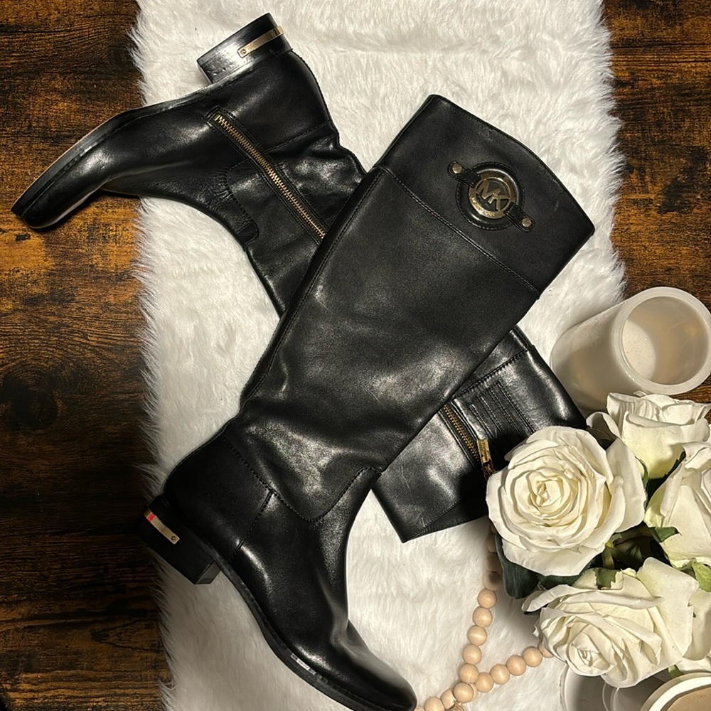 Michael Kors Knee-high Leather Boots